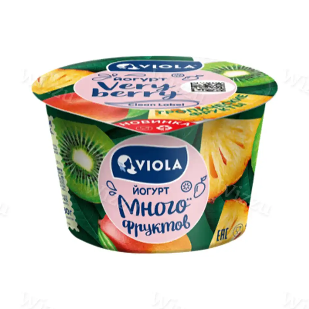 Йогурт Very Berry с тропическими фруктами 2,6% 180г