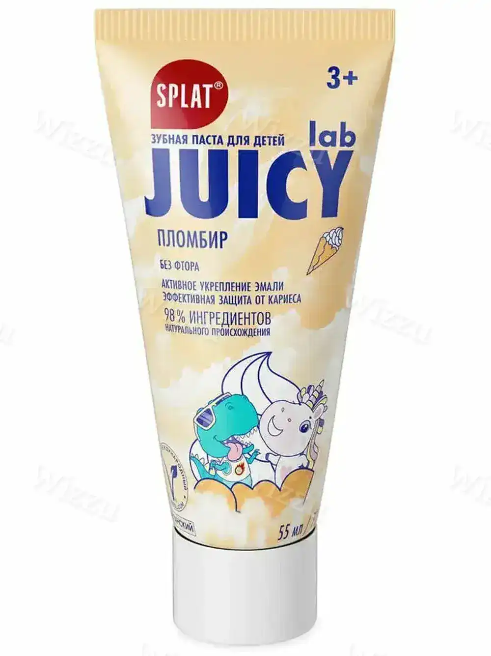 Зубная паста детская "Splat Juicy Lab" 3+ Пломбир 55г
