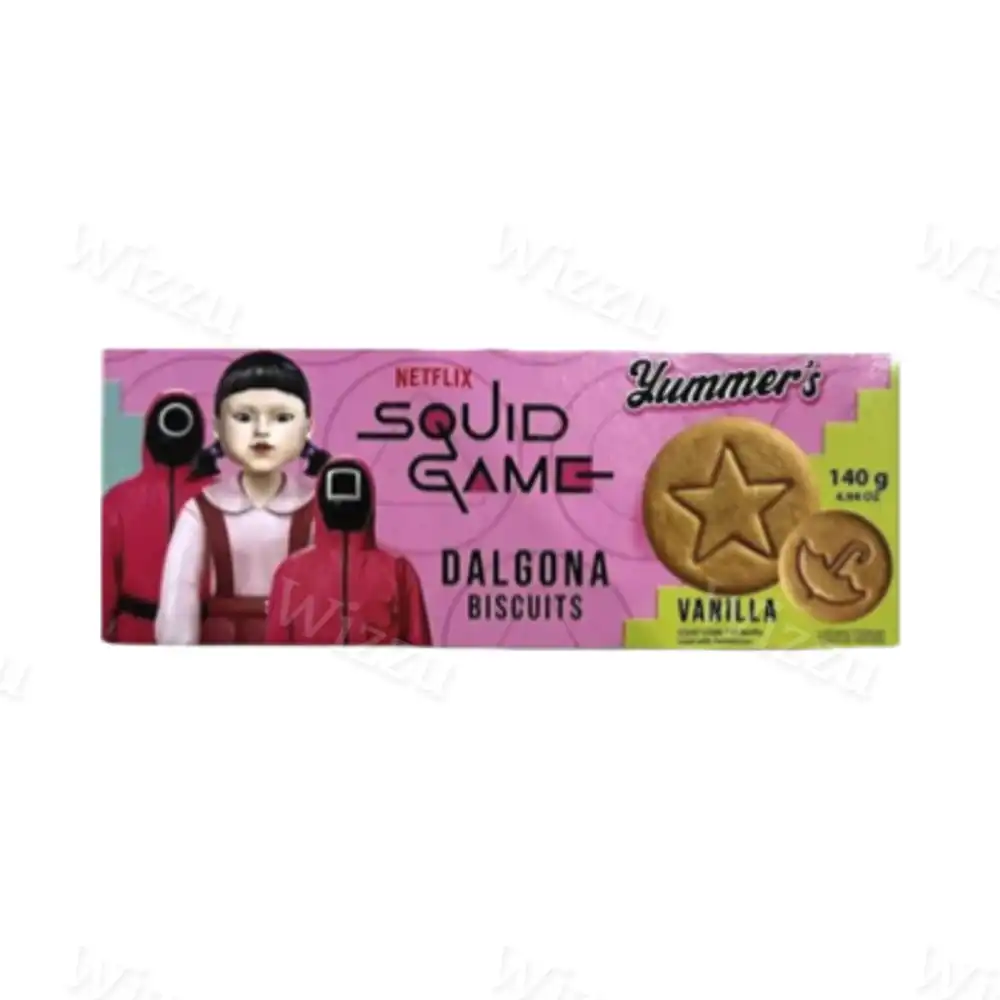 Печенье сливочное и ванильное "Yummers Squid Game Dalgona" 140гр