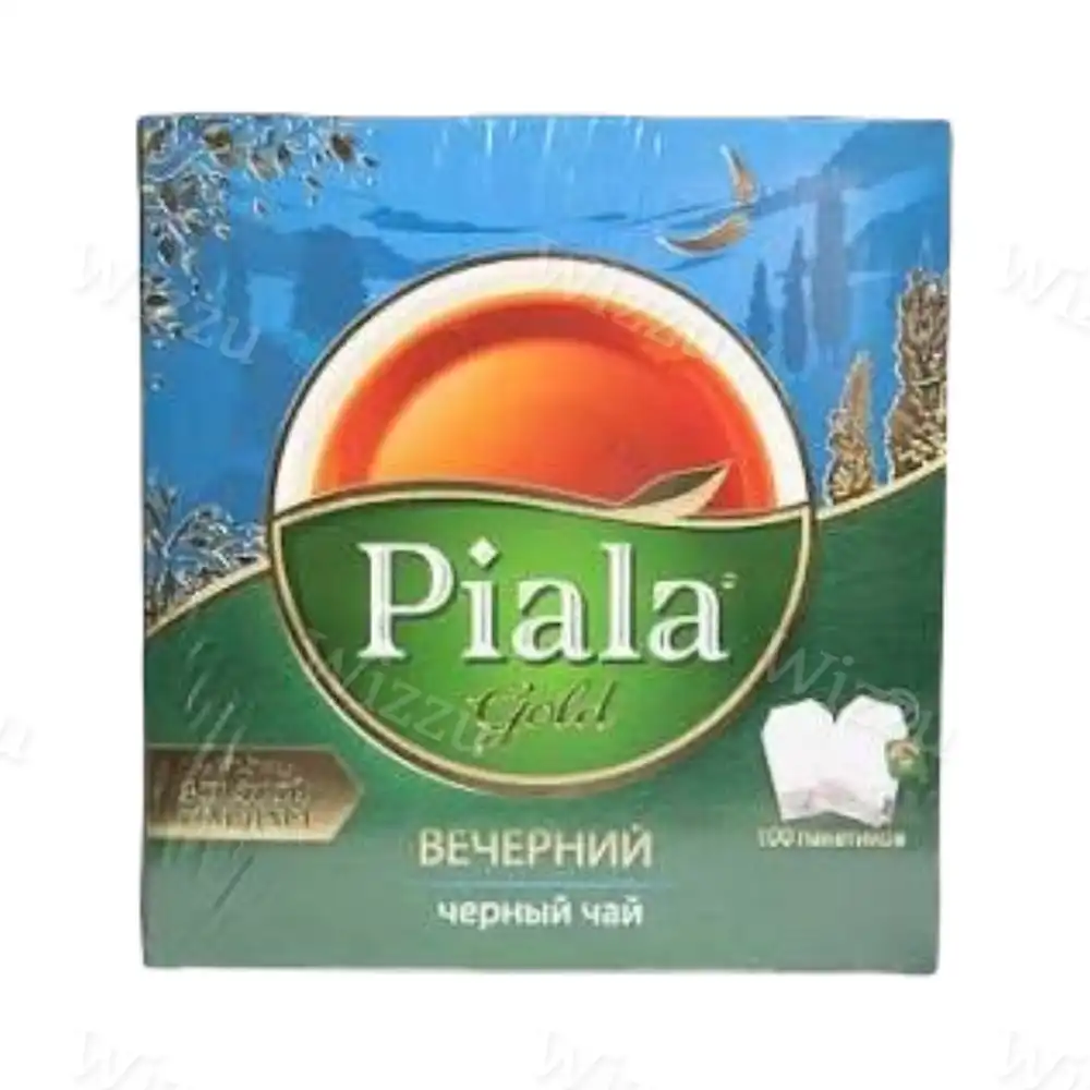 Чай черный Кенийский "Пиала Голд" Вечерний 100пакет.
