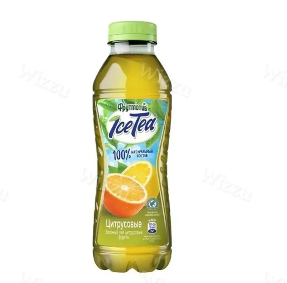 Зеленый чай ICE TEA со вкусом цитрусовых фруктов 0.5л