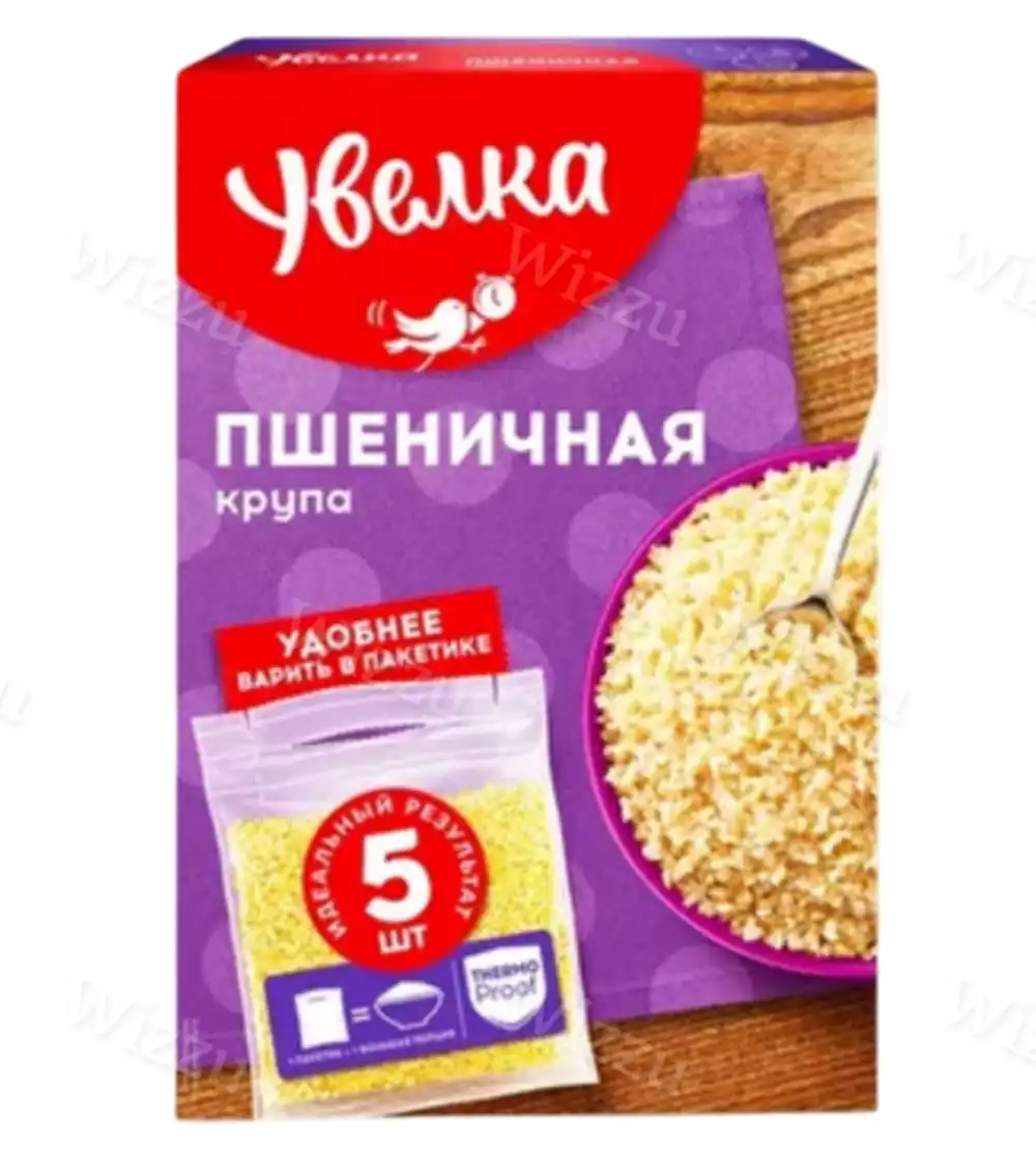 Крупа Увелка Пшеничная в/п 400г, шт