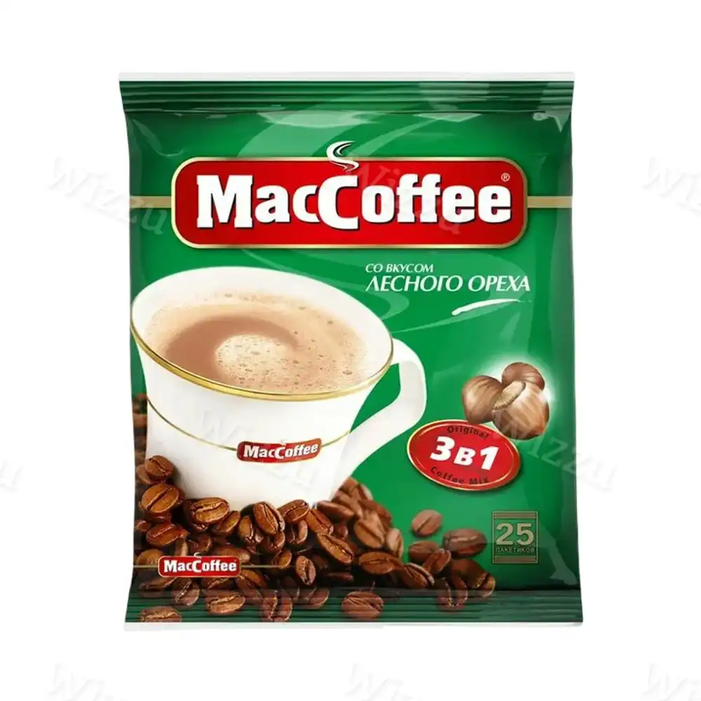 Мак Кофе 3в1 Лесной орех (упаковка) 18гр