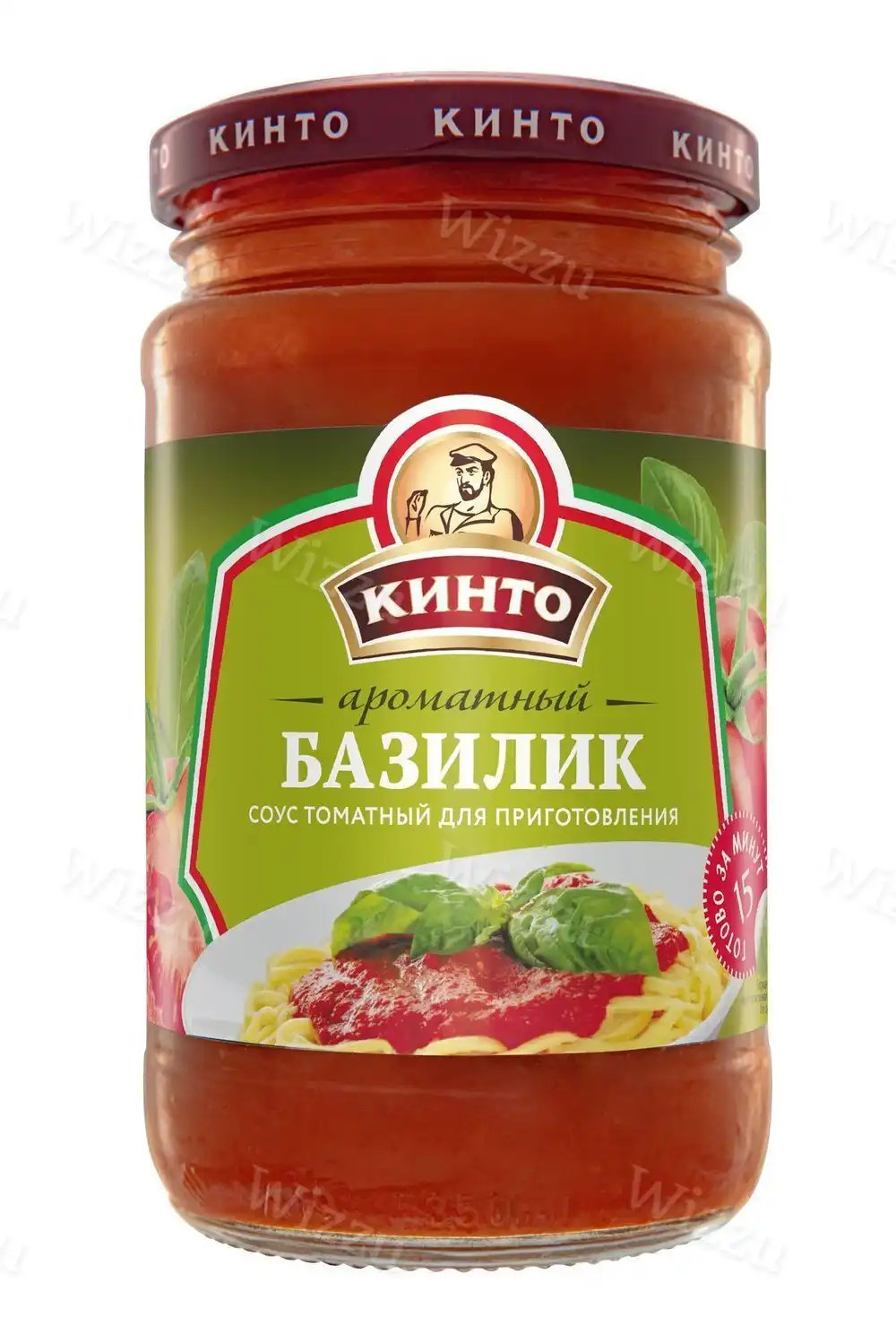 "КИНТО" Соус томатный "Ароматный базилик" 350гр