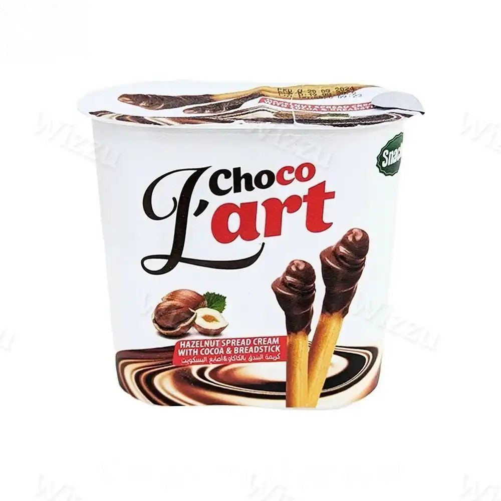 ChocoLart Паста ореховая с какао хлебными палочками 50гр