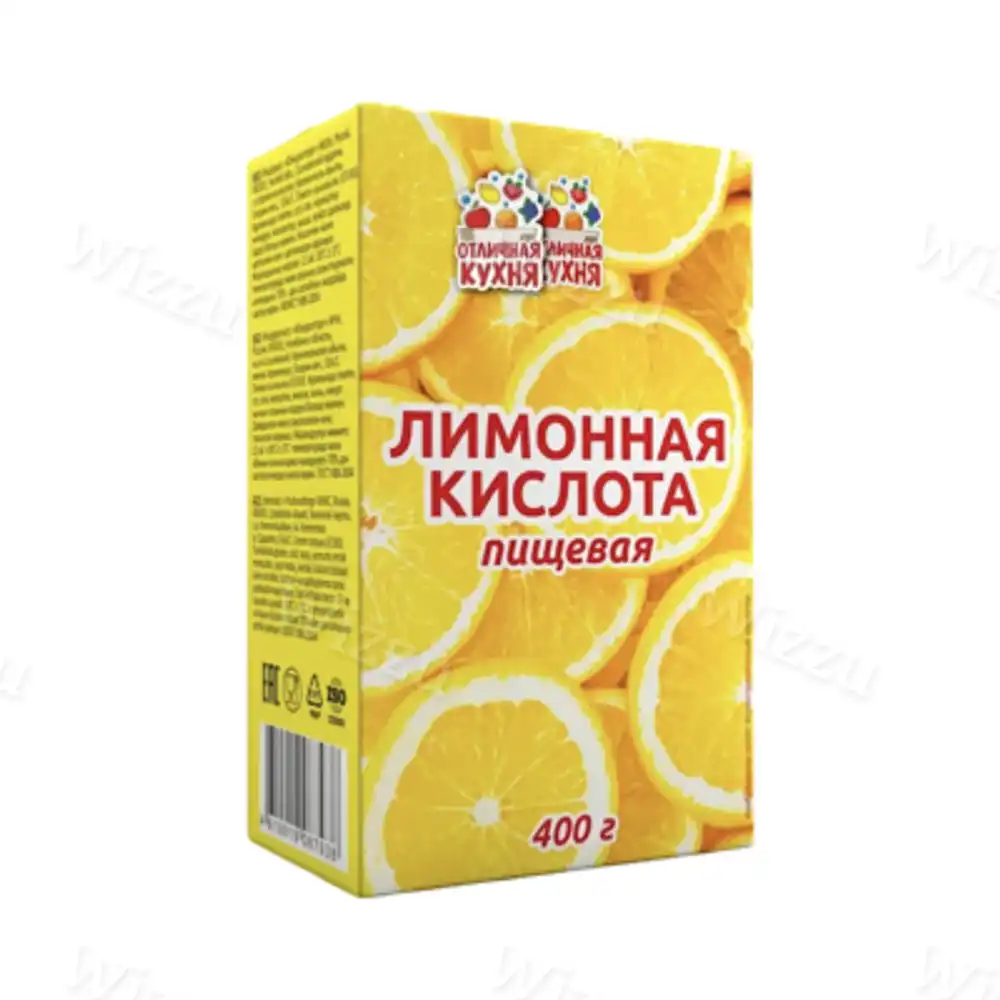 Лимонная кислота пищевая "Отличная Кухня" 400гр