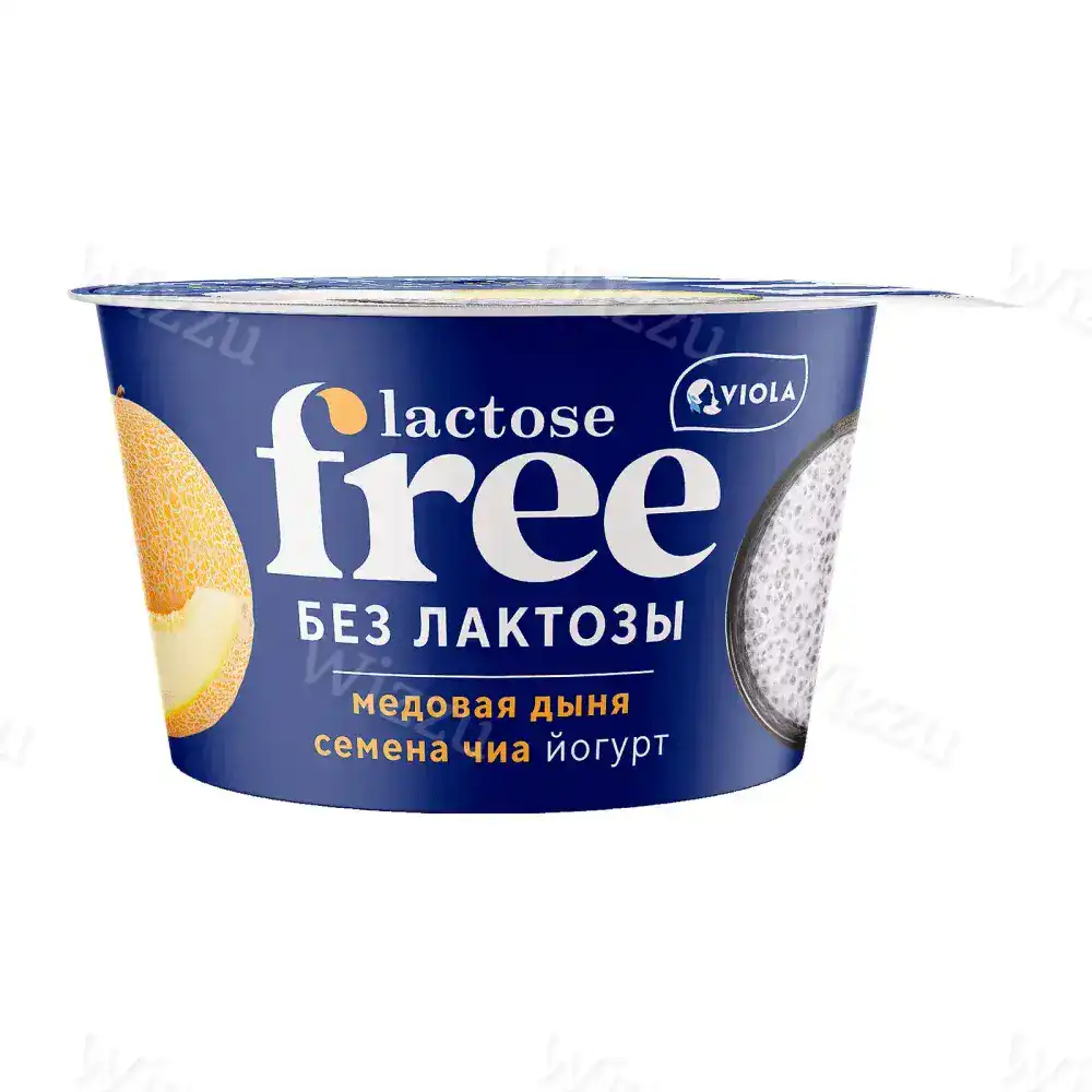 Йогурт безлак. Free медовая дыня и семена чиа 2,7% 180г