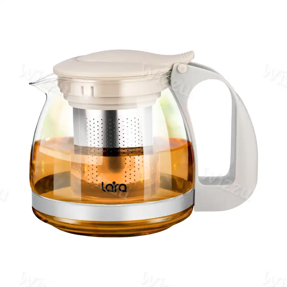 Стеклянный чайник с крышкой 700мл (M0002R-31)