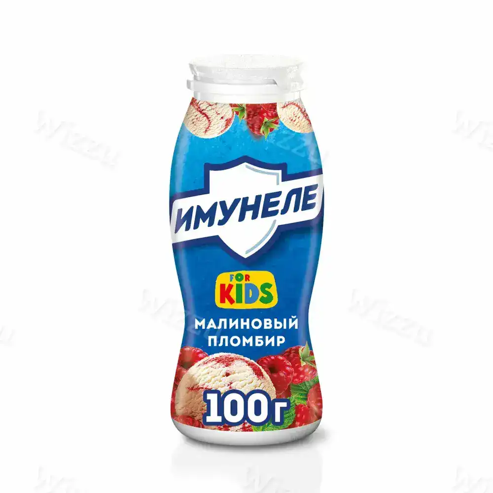 Напиток Имунеле for Kids 1,5% малиновый пломбир 100г, шт