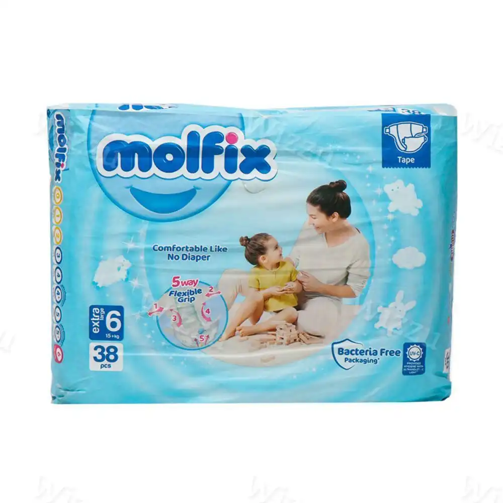 Подгузники детские Molfix №6 38*3