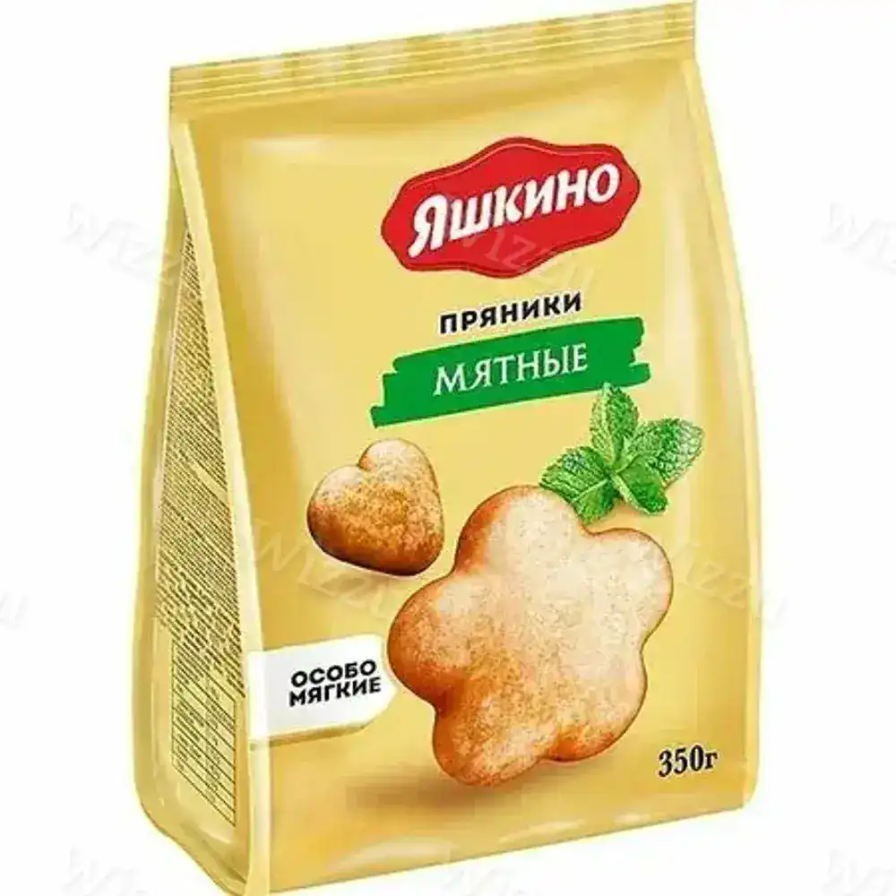 Пряники Яшкино Мятные 350г, шт