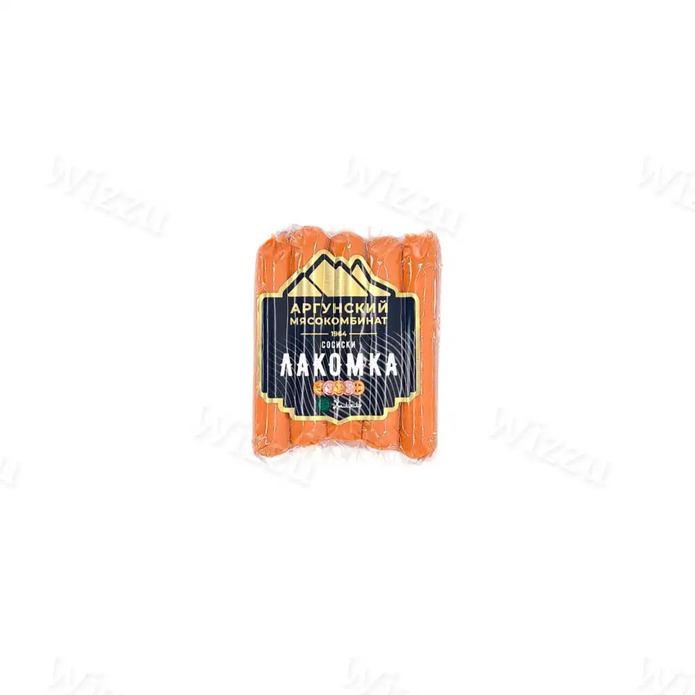 Сосиски "Аргунский мясокомбинат" Лакомка 1/с кг