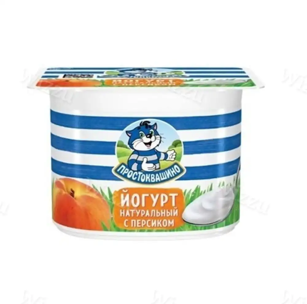 Йогурт Простоквашино Персик 110гр