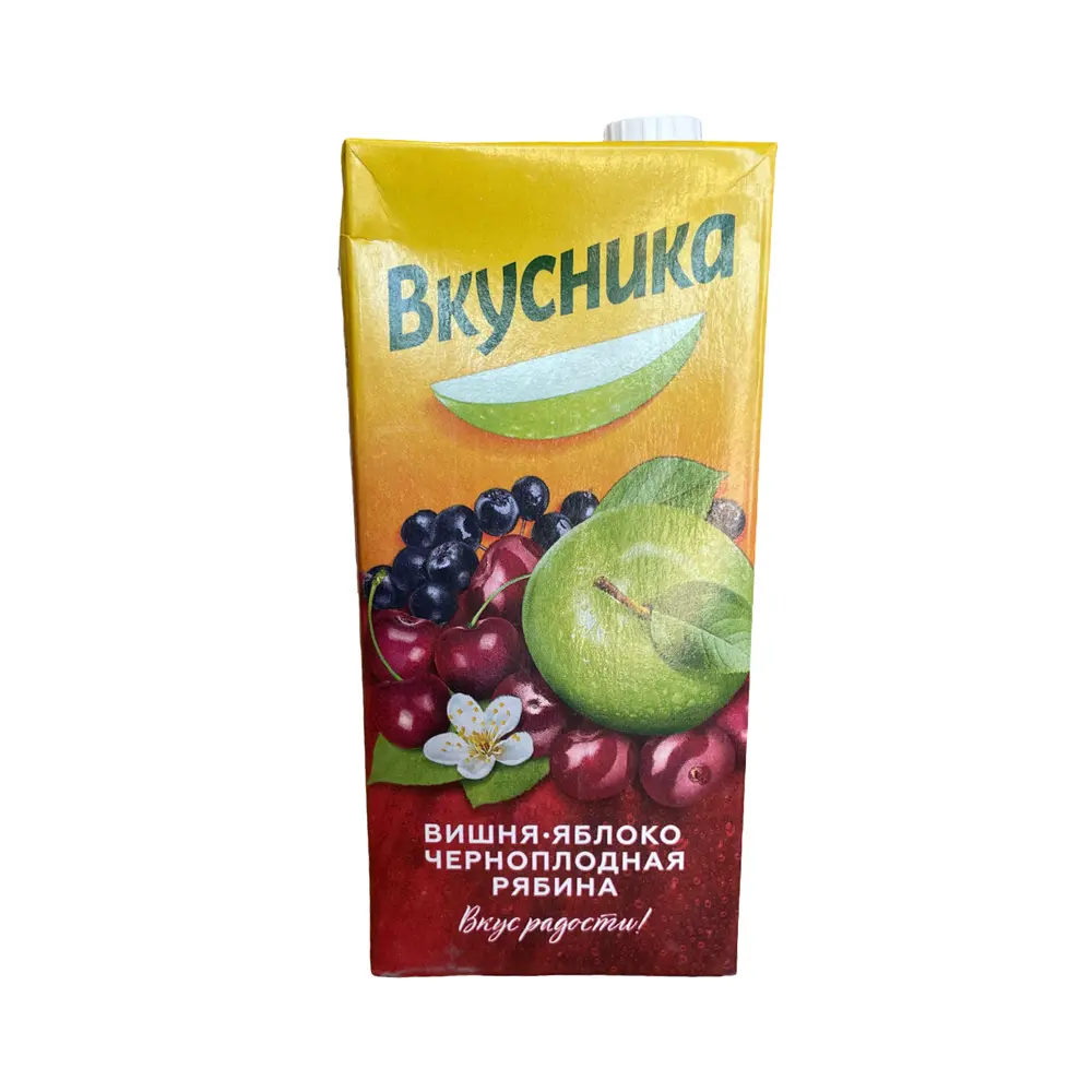Нектар Вкусника Яблоко/Вишня/Смородина 1л т/пак