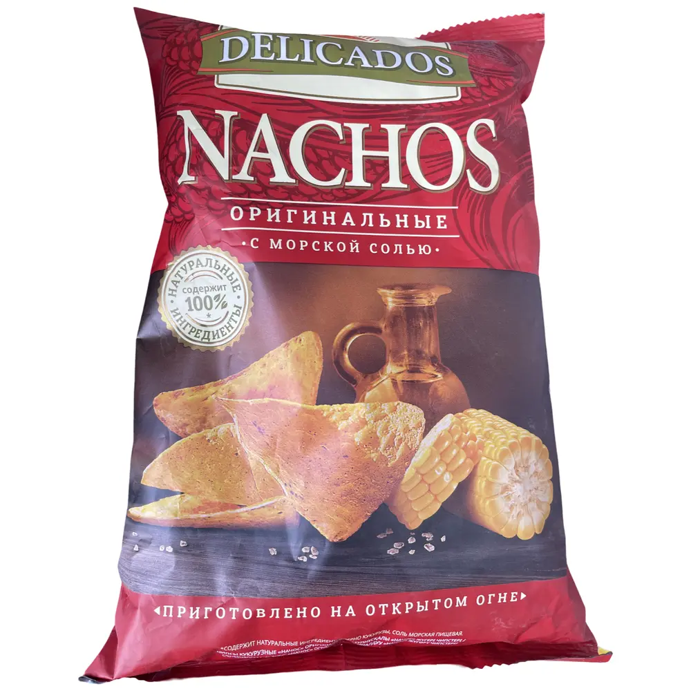 Чипсы кукурузные Delicados Nachos Оригинальные, 150г