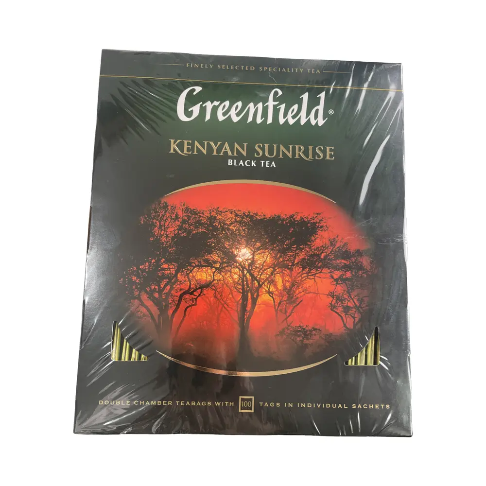Чай черный Greenfield Kenyan Sunrise пакетированный, 100 х 2г
