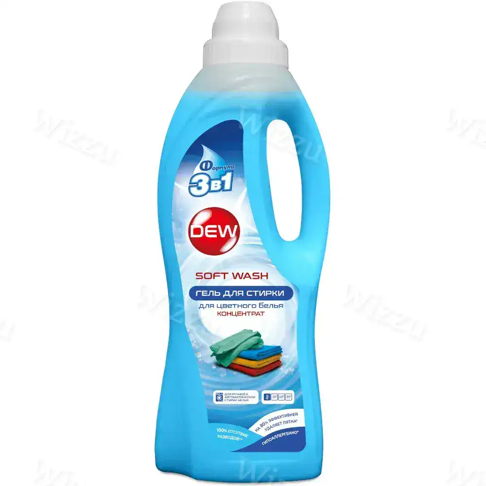 Гель для цветной стирки стирки "ЭКО" Only Dew Soft Гипоалергенный 1л