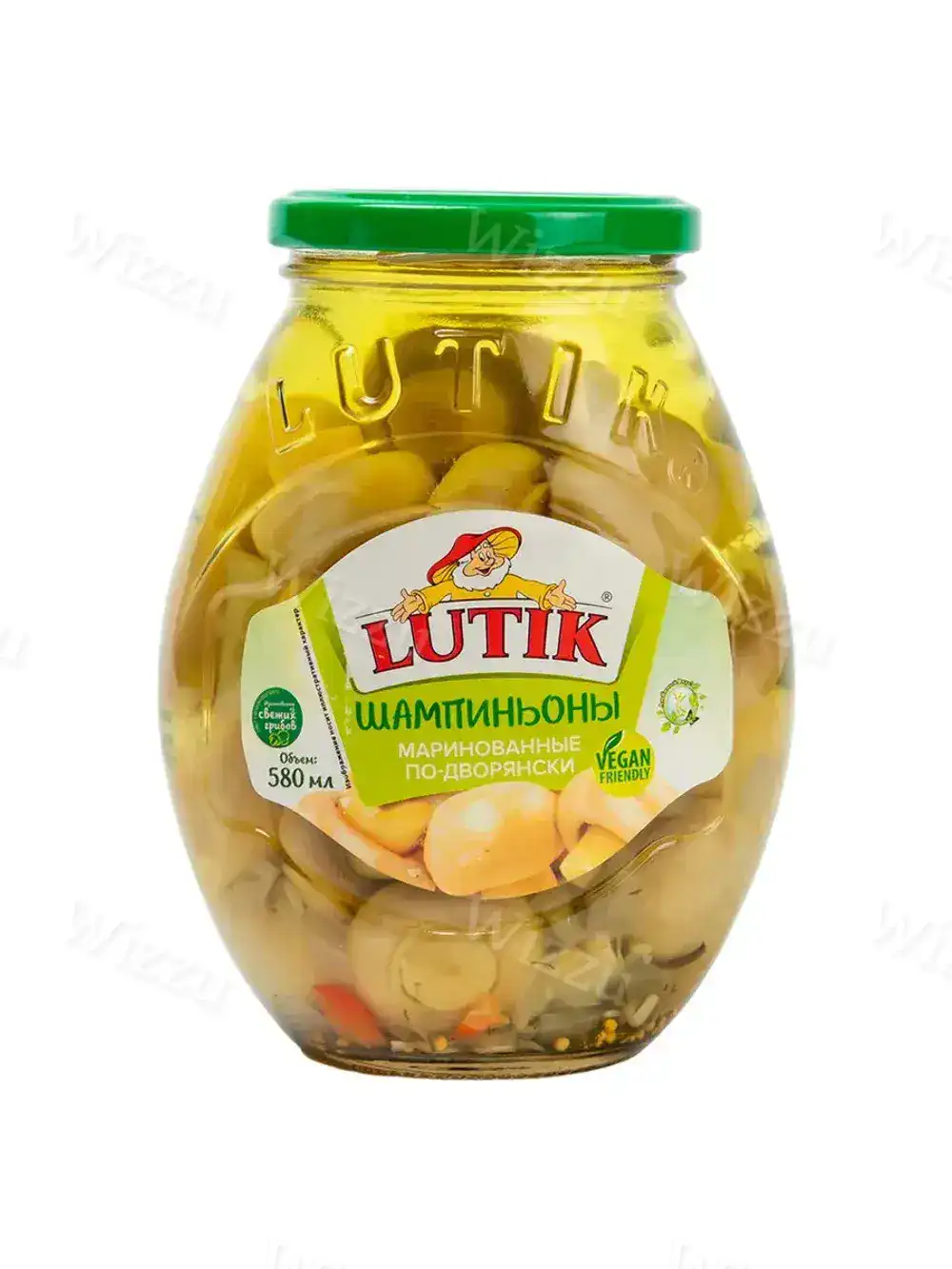 Шампиньоны марин.по - дворянски Lutik стекло 580мл