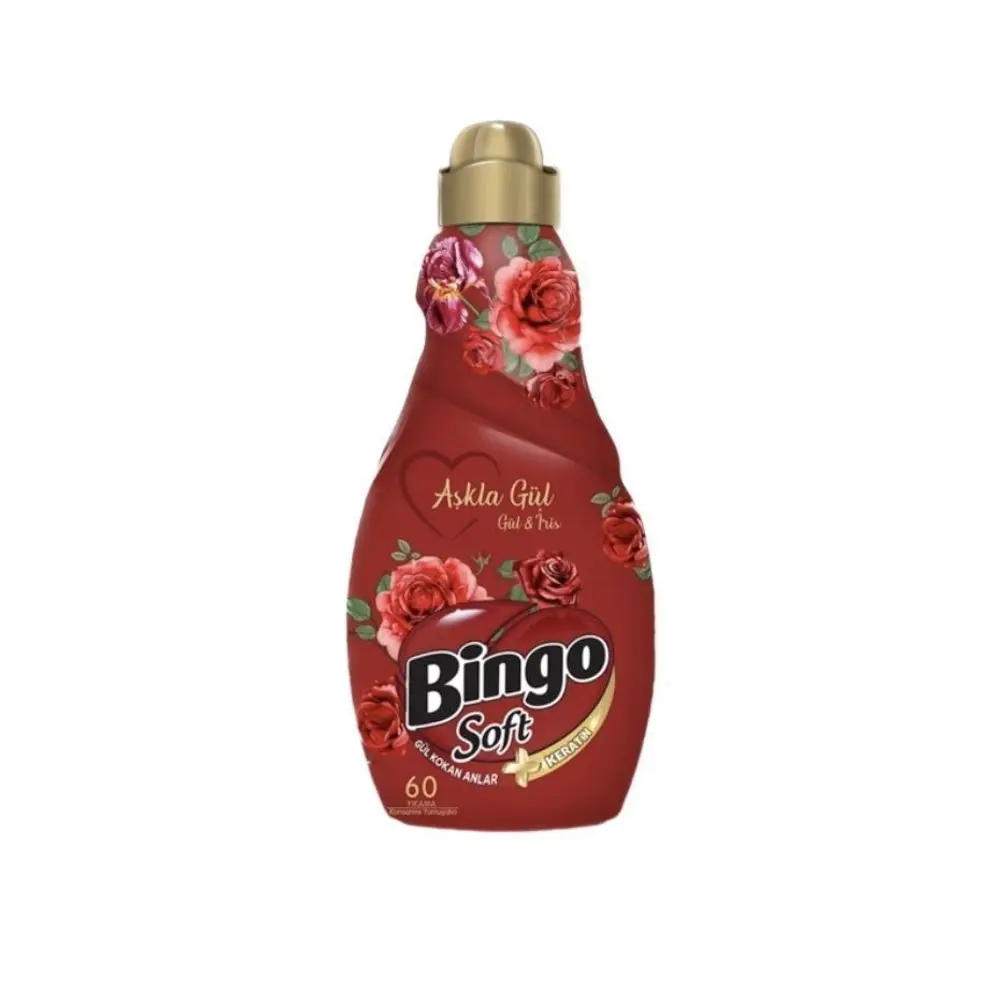 Bingo Soft  кондиционер для белья красные розы 1440мл
