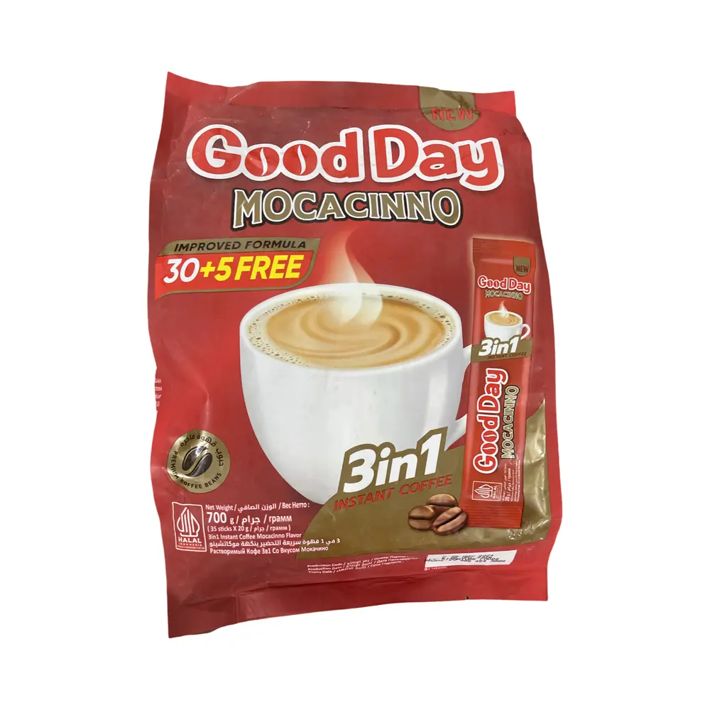Растворимый кофе GOOD DAY MOCACINNO,30+5*20г