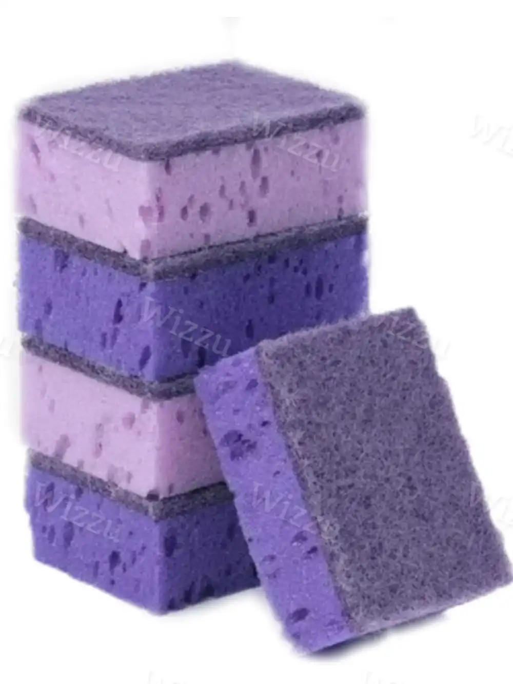 Губки для посуды Rilly Rubby фиолетовые упк.5шт