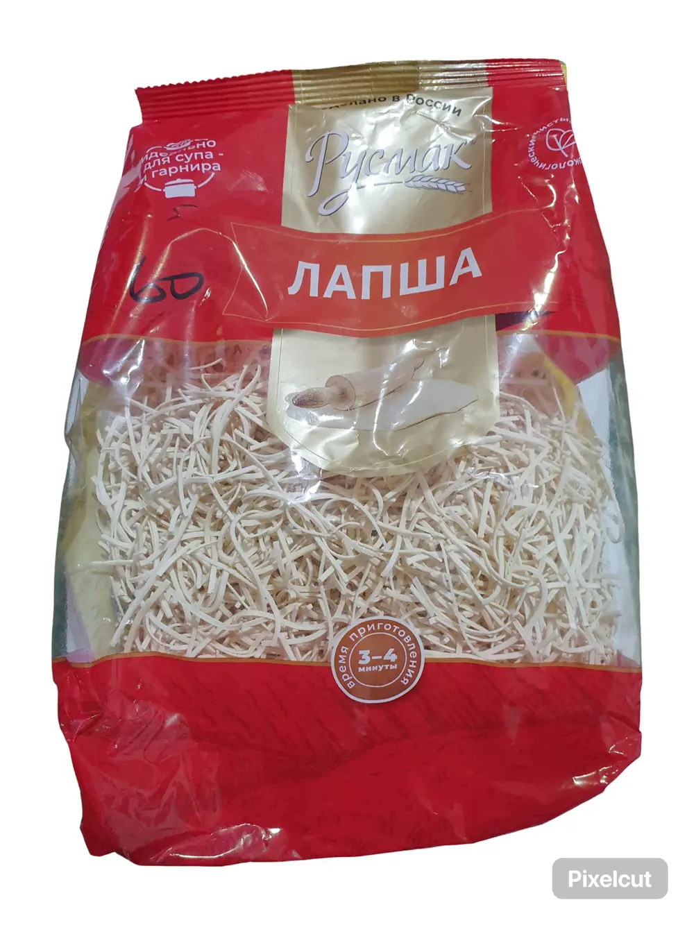 Изделие макаронное гр.в, в/с, лапша с курицой "Домашняя" лагманная", 260г