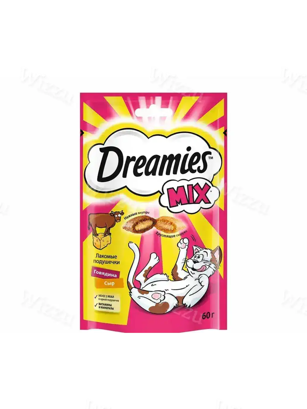 Корм Dreamies лакомство гов. сыр 6* 60г, шт