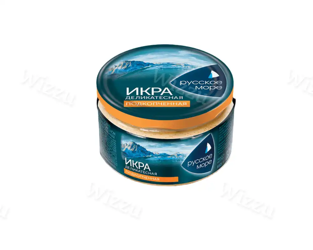 Икра аналог Русское Море деликатесная подкопченная 165г, шт