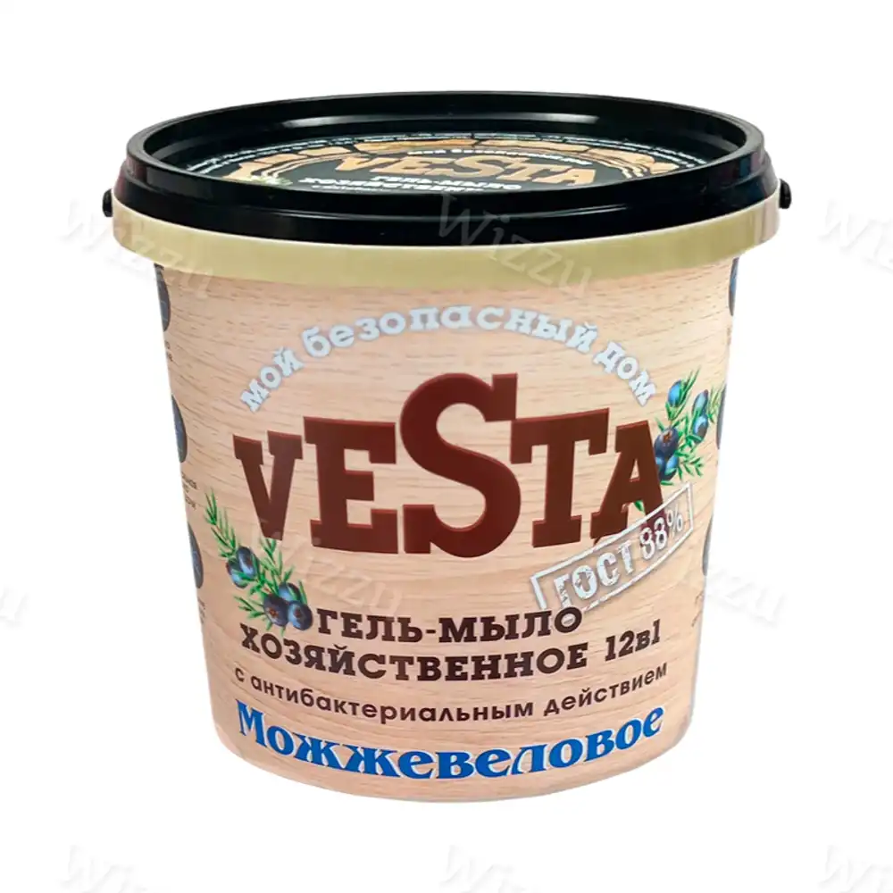 Хозяйственное гель-мыло универс VESTA Можжевеловое 88% 1000мл