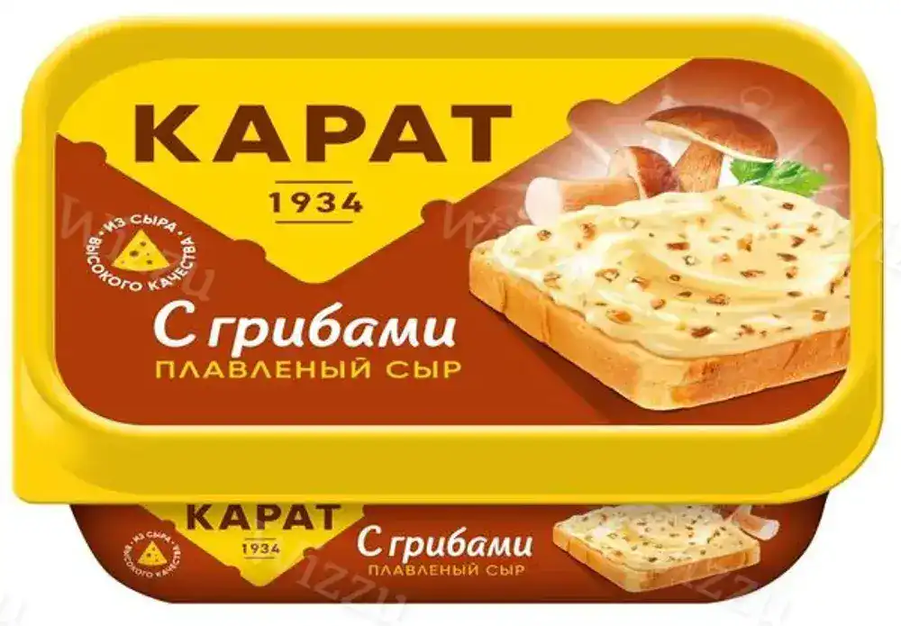 Сыр плавленый Карат 45% с грибами 200г, шт