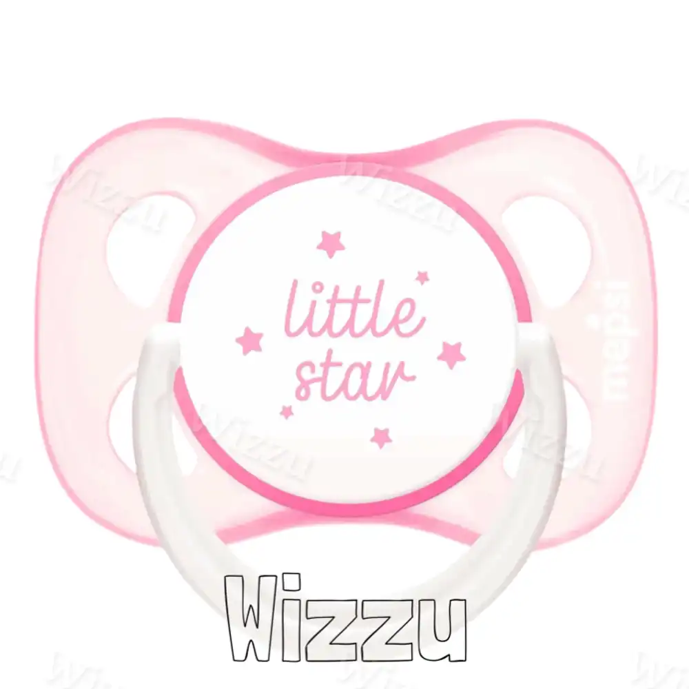 Соска - пустышка "Mepsi" латексная 0+мес мини розовая (0373)