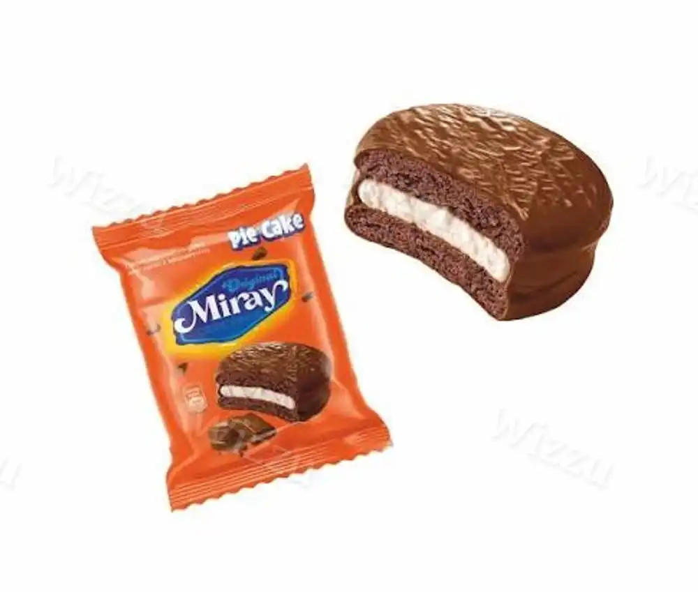 Глаз.Сэндвич кекс какао с маршмеллоу Pie Cake Miray 6шт