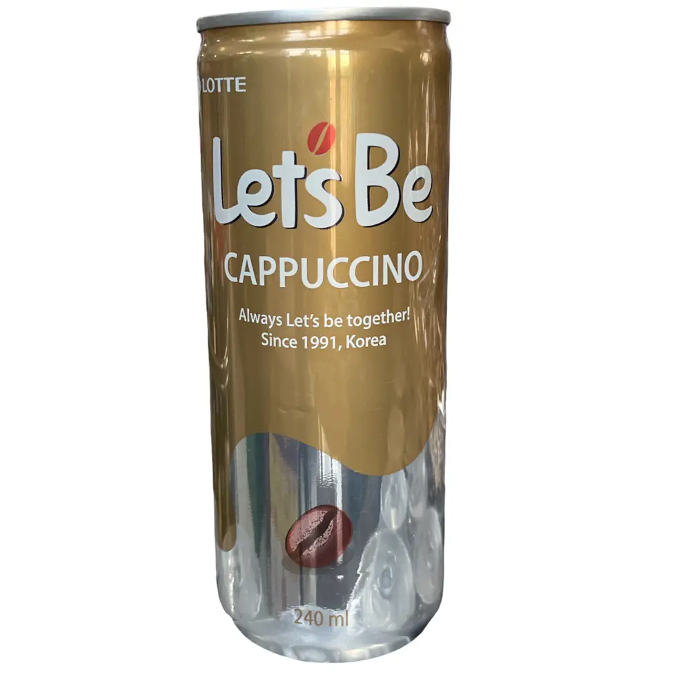 Напиток безалкогольный кофейный Lotte Let's be Cappuccino, 240мл