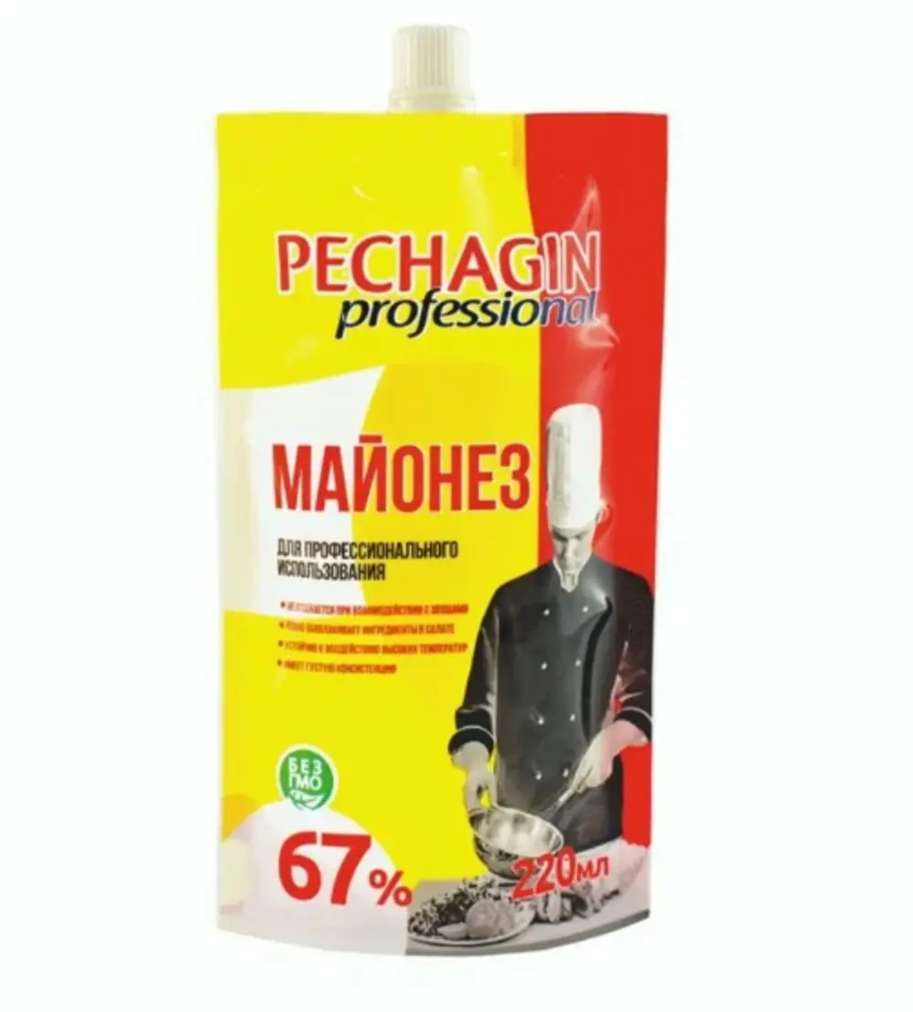 Майонез "Печагин" Professional 67% 220мл