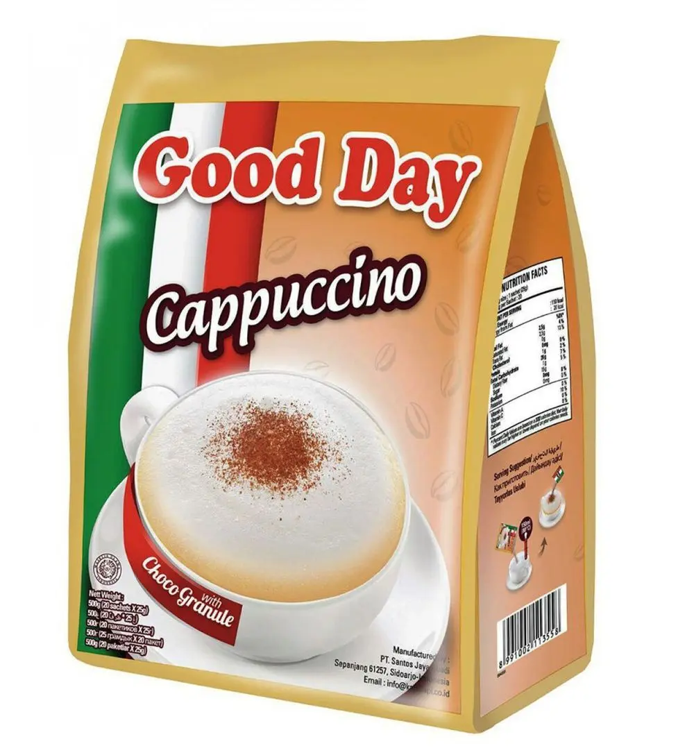 Кофейный напиток растворимый Good Day Cappuccino, 25г х 20шт