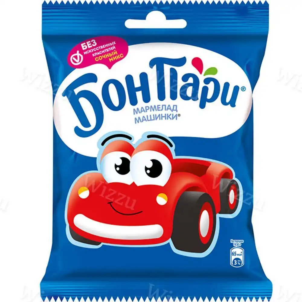 Мармелад Бон Пари Машины 75гр