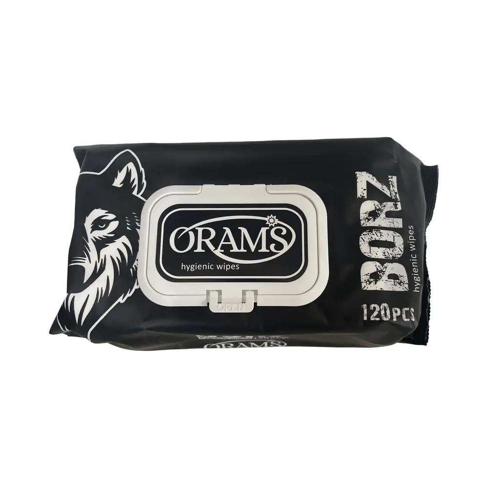 Влажные салфетки 120шт "ORAMS BORZ"