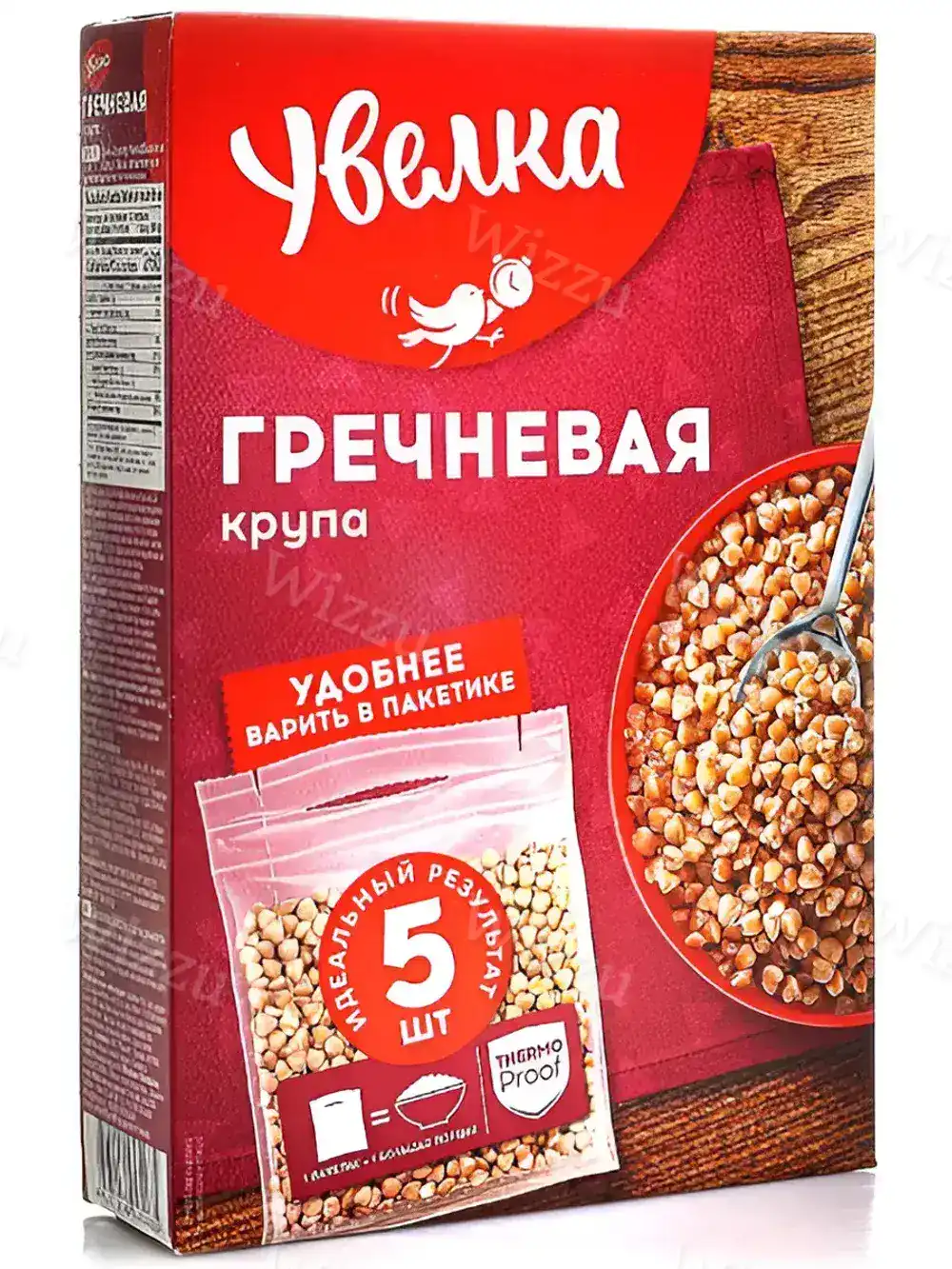 Крупа Увелка Гречневая Экстра в/п 5 х 80г, шт