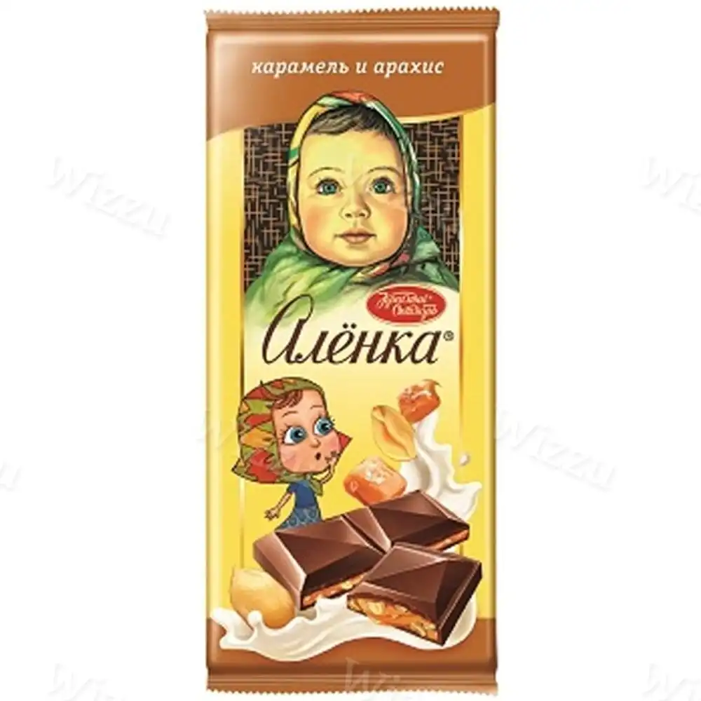 Шоколад Аленка Соленая карамель и Арахис 87гр