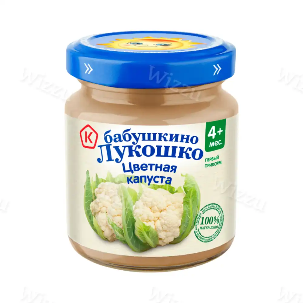Детское пюре "Бабушкино лукошко" Цветн капуста 100г, шт