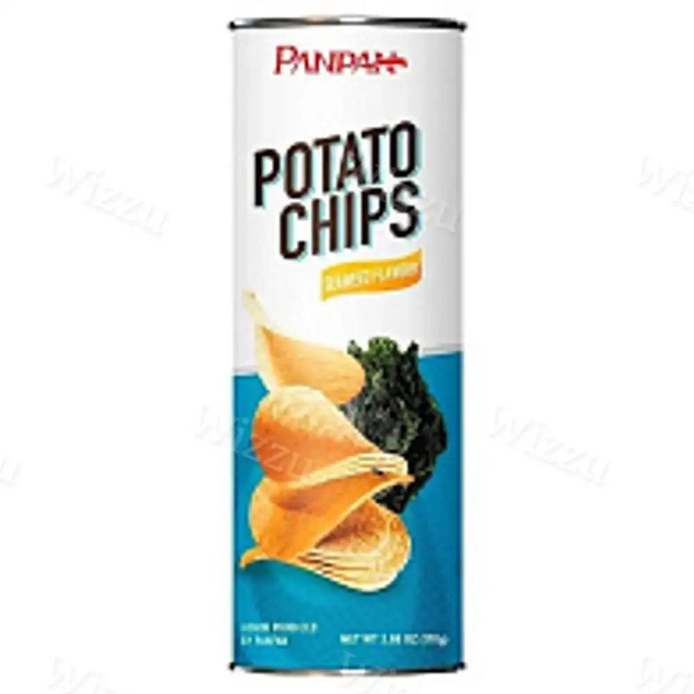 Картофельные чипсы PanPan со вкусом морских водорослей 110гр