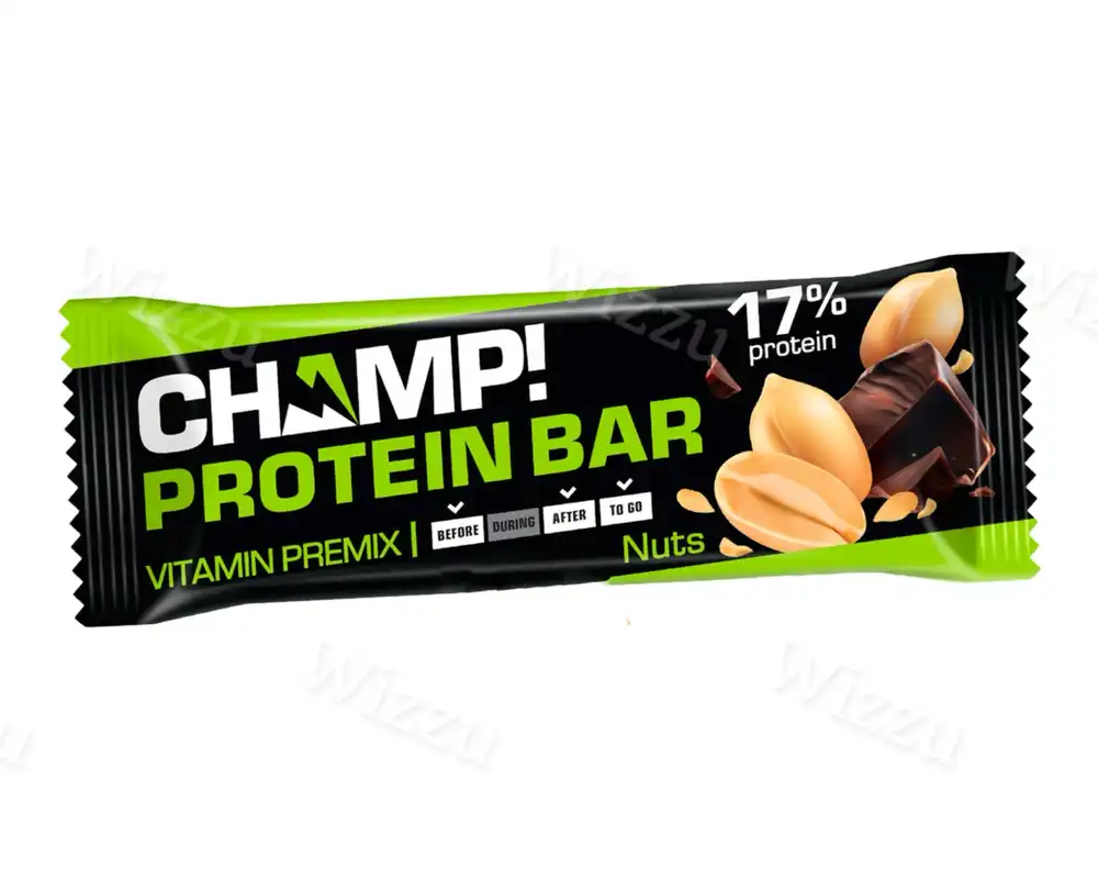 Батончик протеиновый Ореховый champ 45 гр