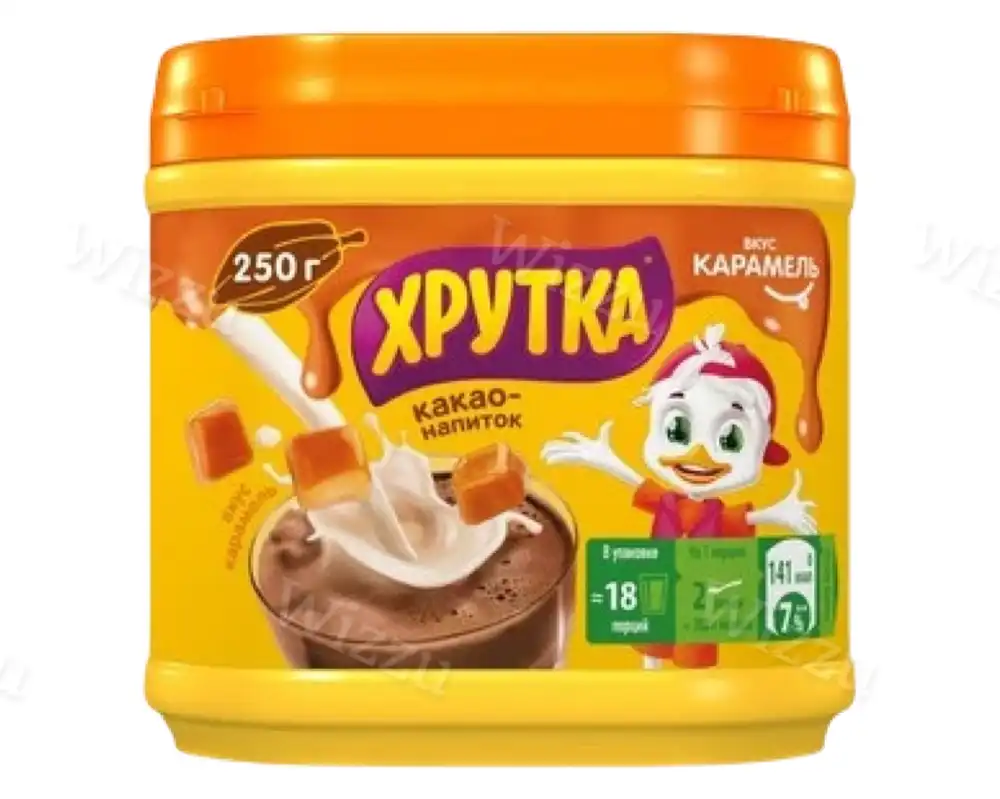 Хрутка Какао напиток со вкусом Карамели 250гр