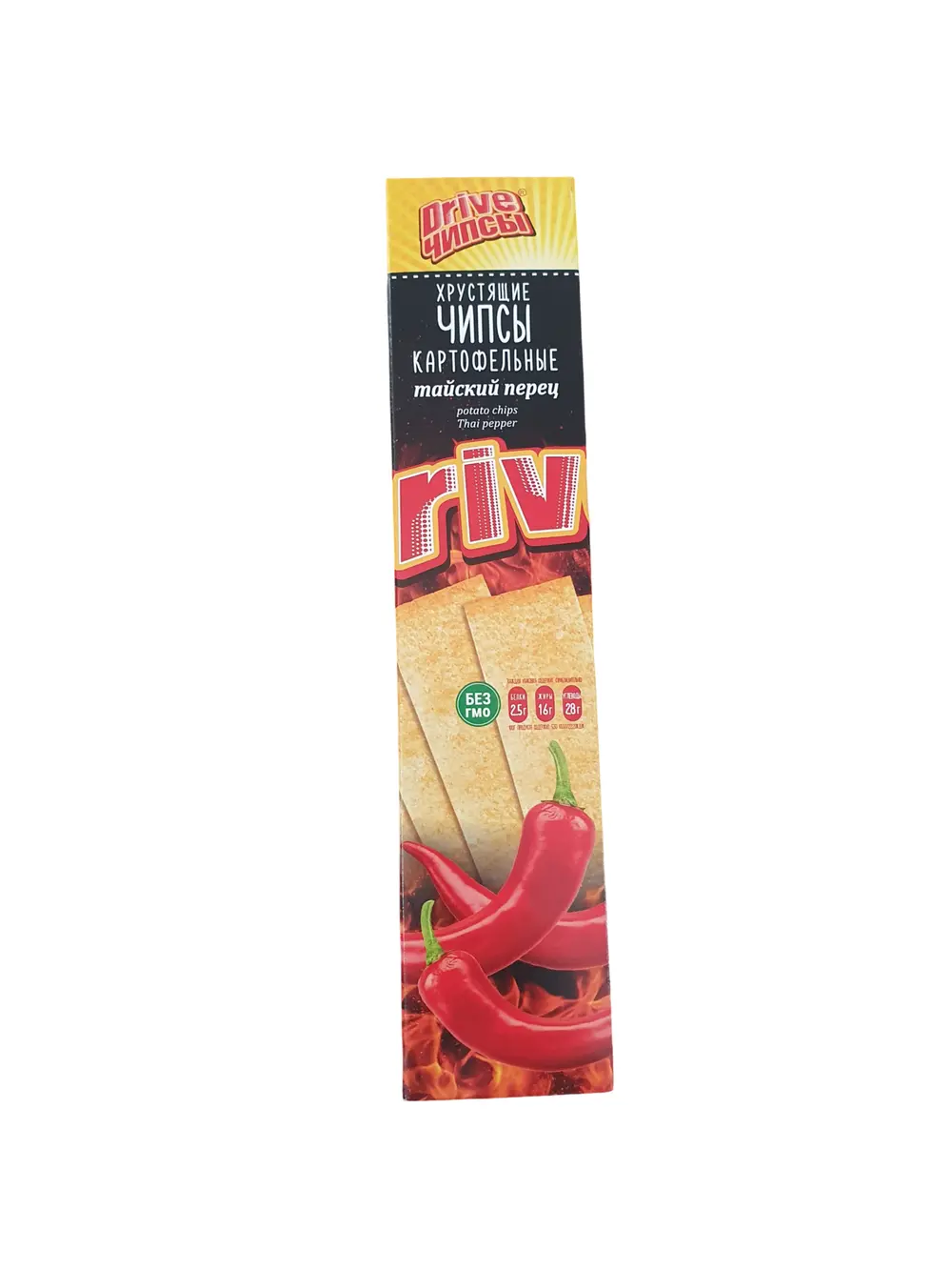 Чипсы "Drive" со вкусом тайского перца Drive, 50г