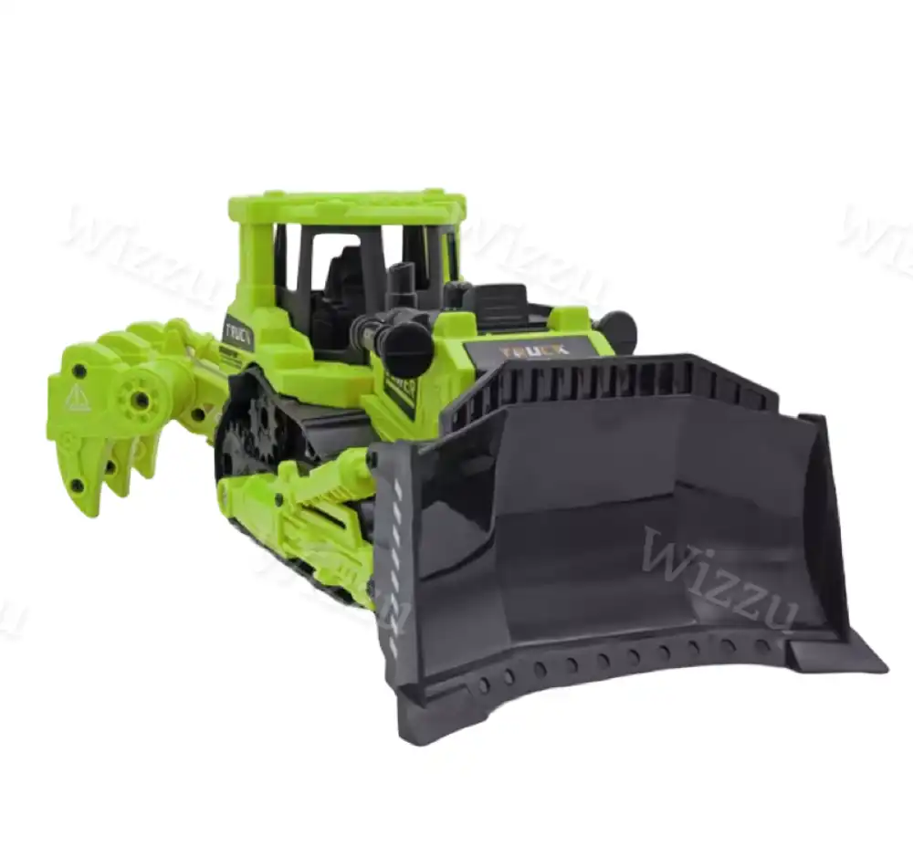 Большой погрузчик с прицепом