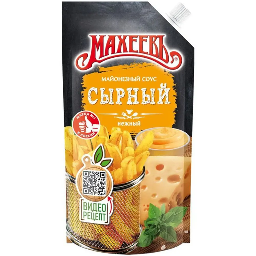 Майонезный соус Махеевъ Сырный, 200г