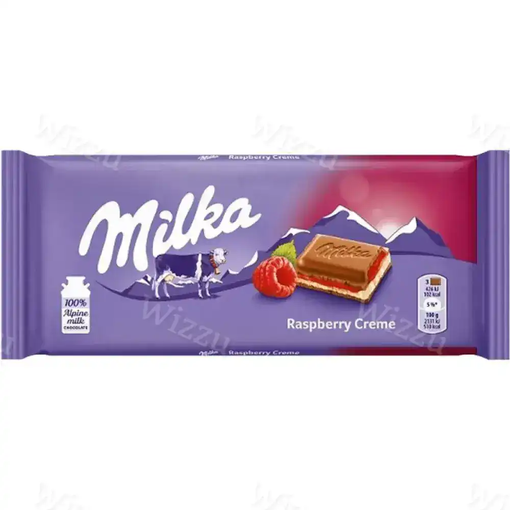Шоколад Милка Малиновый крем 100гр