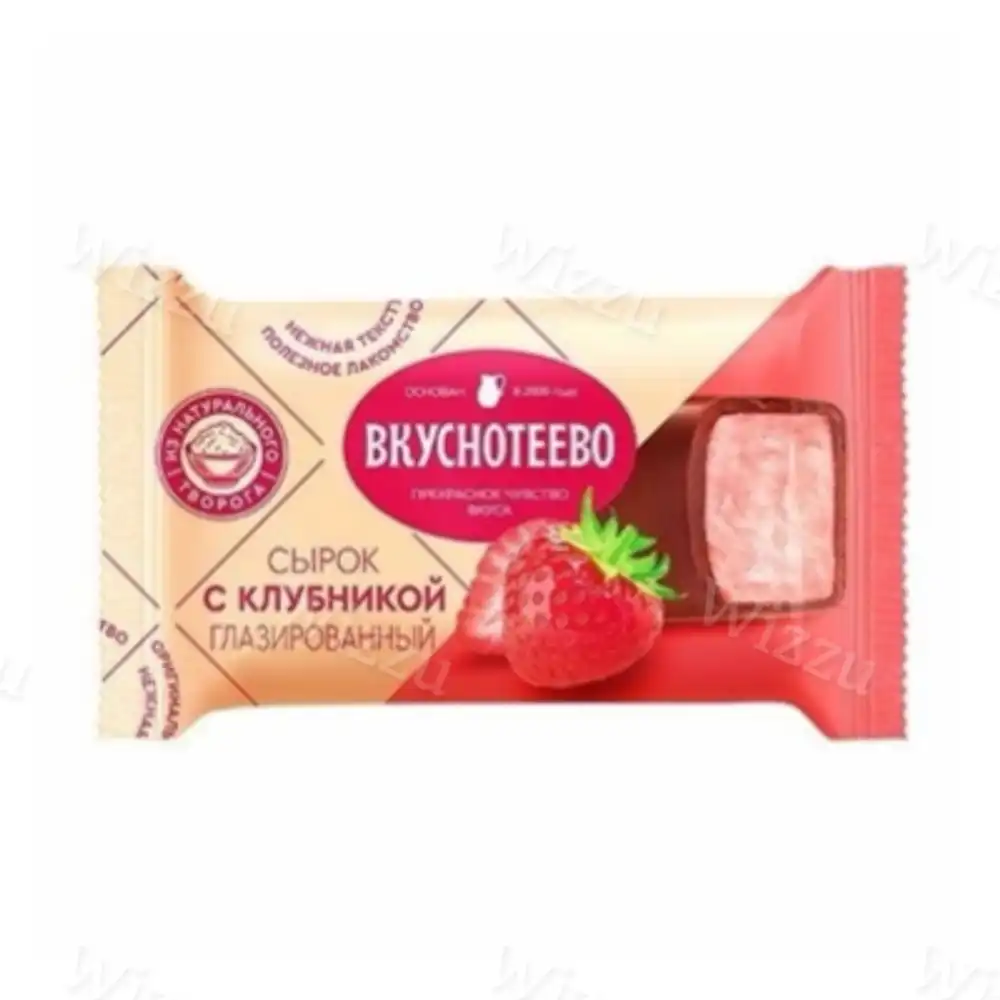 Сырок Вкуснотеево Премиум с клубникой 16% 40г, шт