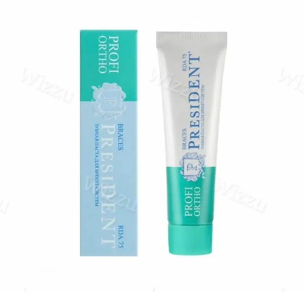 Зубная паста President Braces profi ortho 75гр
