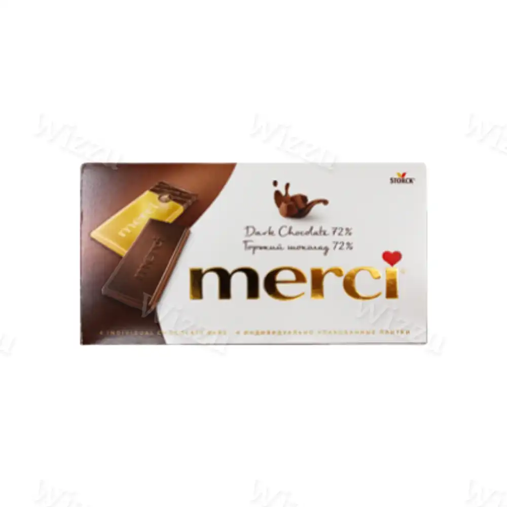 Шоколад Мерси горький 72% 100г, шт